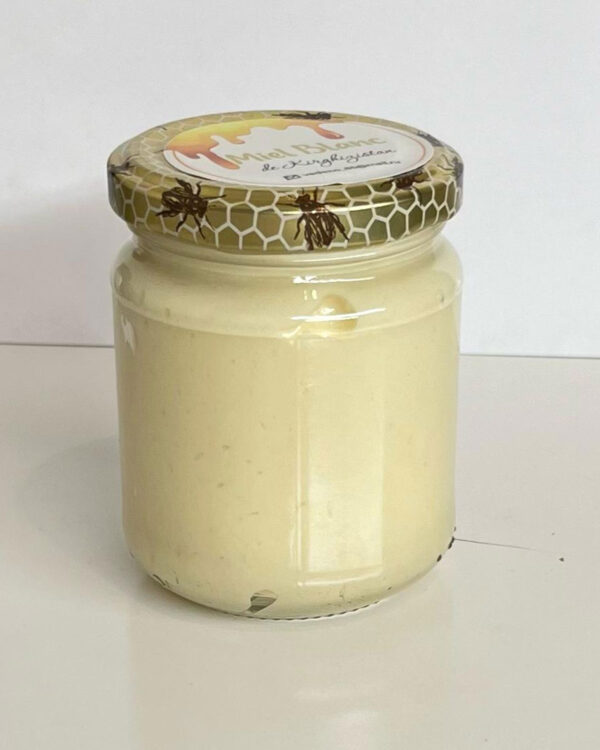 Pot de miel blanc crémeux du Kirghizistan – 250g